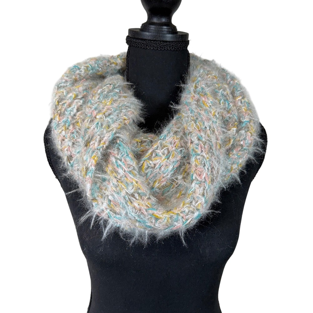 Betsey Johnson Cowl Scarf Knit‎ Multicolor